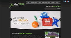 Desktop Screenshot of leapfrogpromos.com