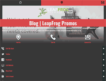 Tablet Screenshot of leapfrogpromos.com